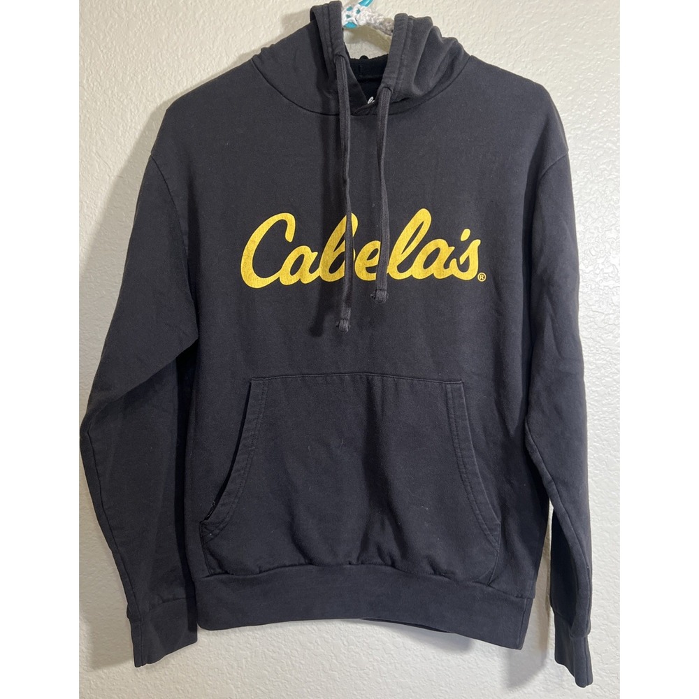 Cabela's Men's Hoodie Pullover Sweatshirt Small, S, Black, Hunting Fleece
